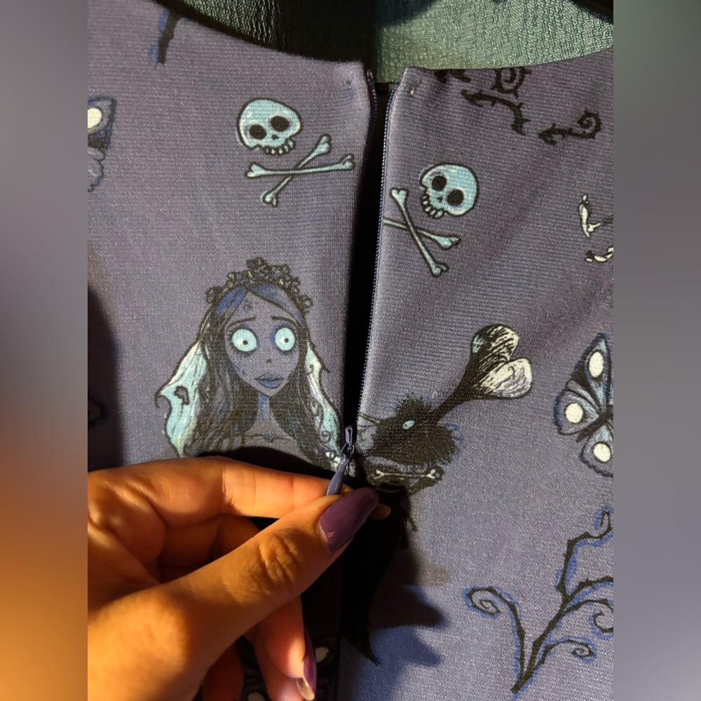 La Femme En Noir x Corpse Bride Dress w/ belt NWT - Picture 10 of 12